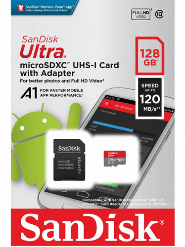 Sandisk ultra micro 128gb - micro,